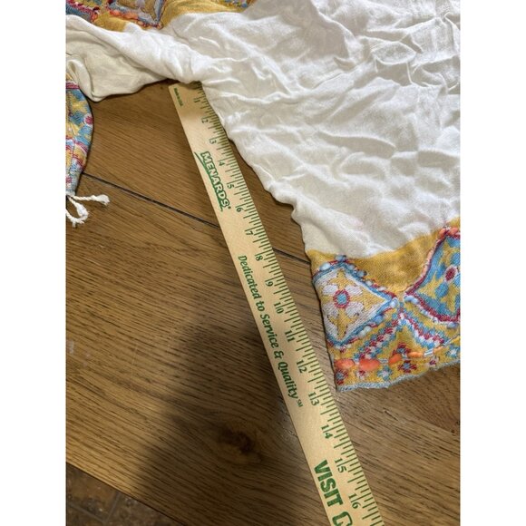 Soft Surroundings Sedona Fringe Open Kimono Cardigan Duster Size Measured Boho - Picture 7 of 9